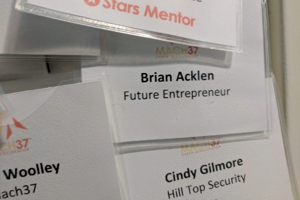 Badges for the Mach37 CyberSecurity Accelerator Program