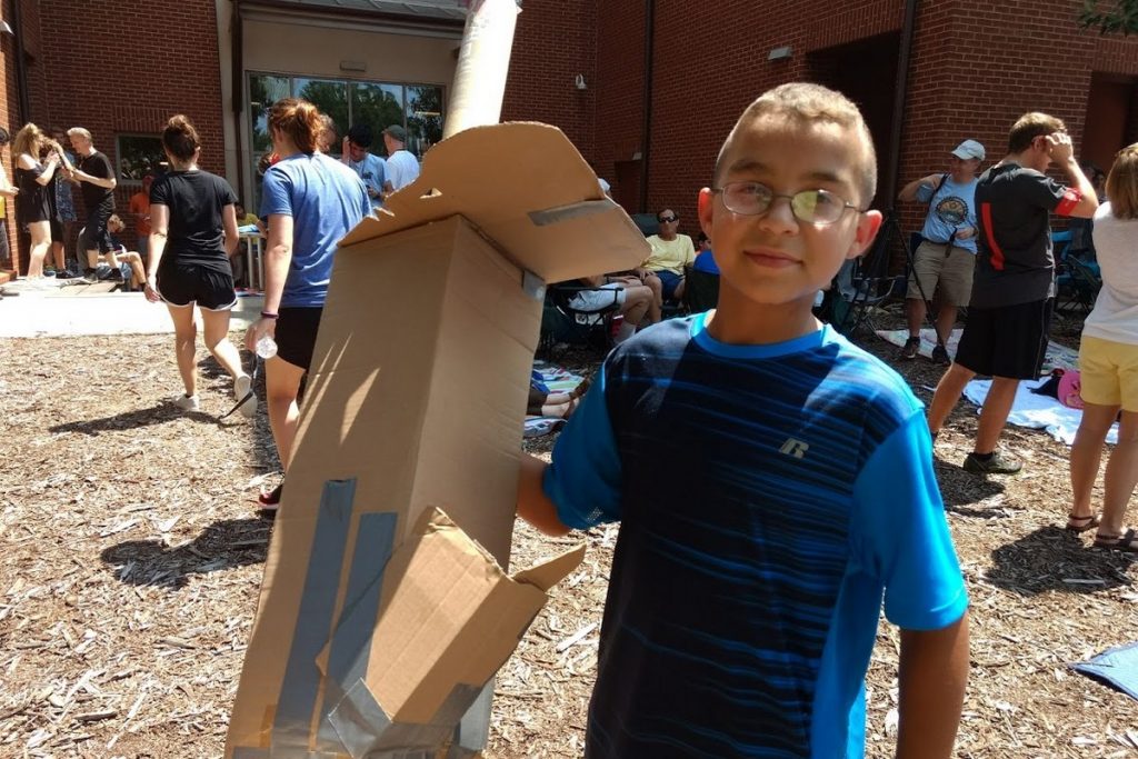 Enlarge Cereal Box Solar Eclipse viewer