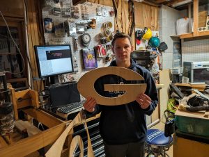 large wooden letter G